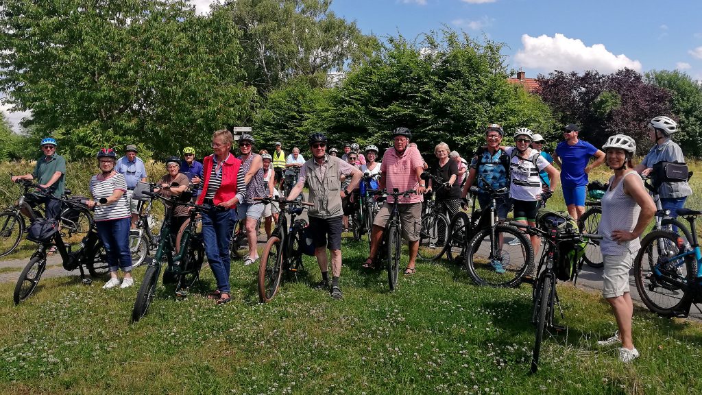 31 Teilnehmer auf der Rad-Naturtour durch Bünde !